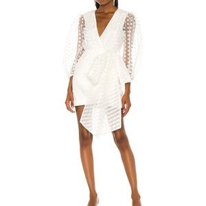 Alize mini dress in white